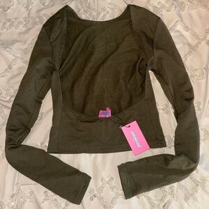 Edikted open back long sleeve